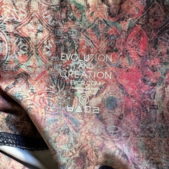 Evolution and Creation legging Athletic multicolor activewear Size Small - Picture 16 of 16